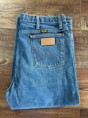 Wrangler Men's 936DEN Blue Denim Jeans 36x34